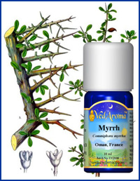 Aromterapi och rökelse - Myrrha aromaolja